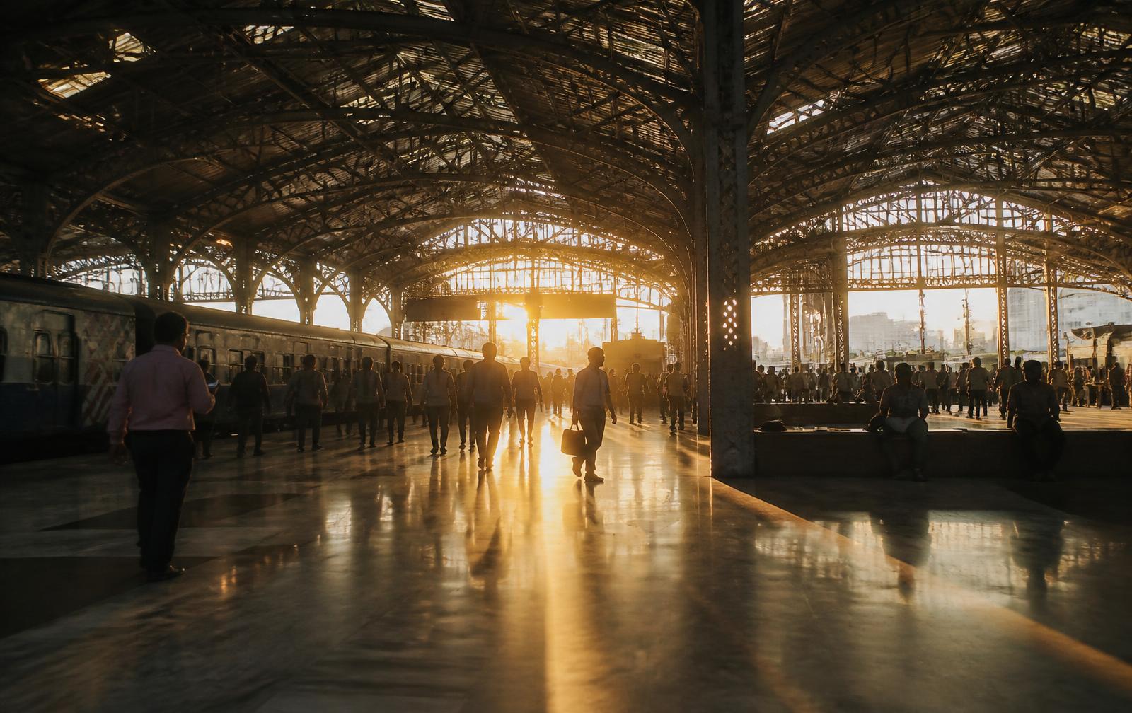 Dawn at the concourse